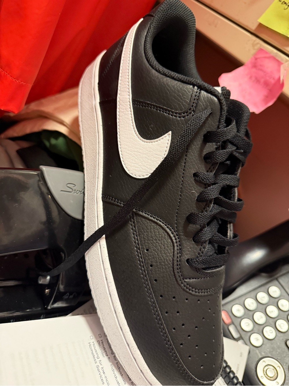 Nike Court Vision Lo NN Box Label - Black/White